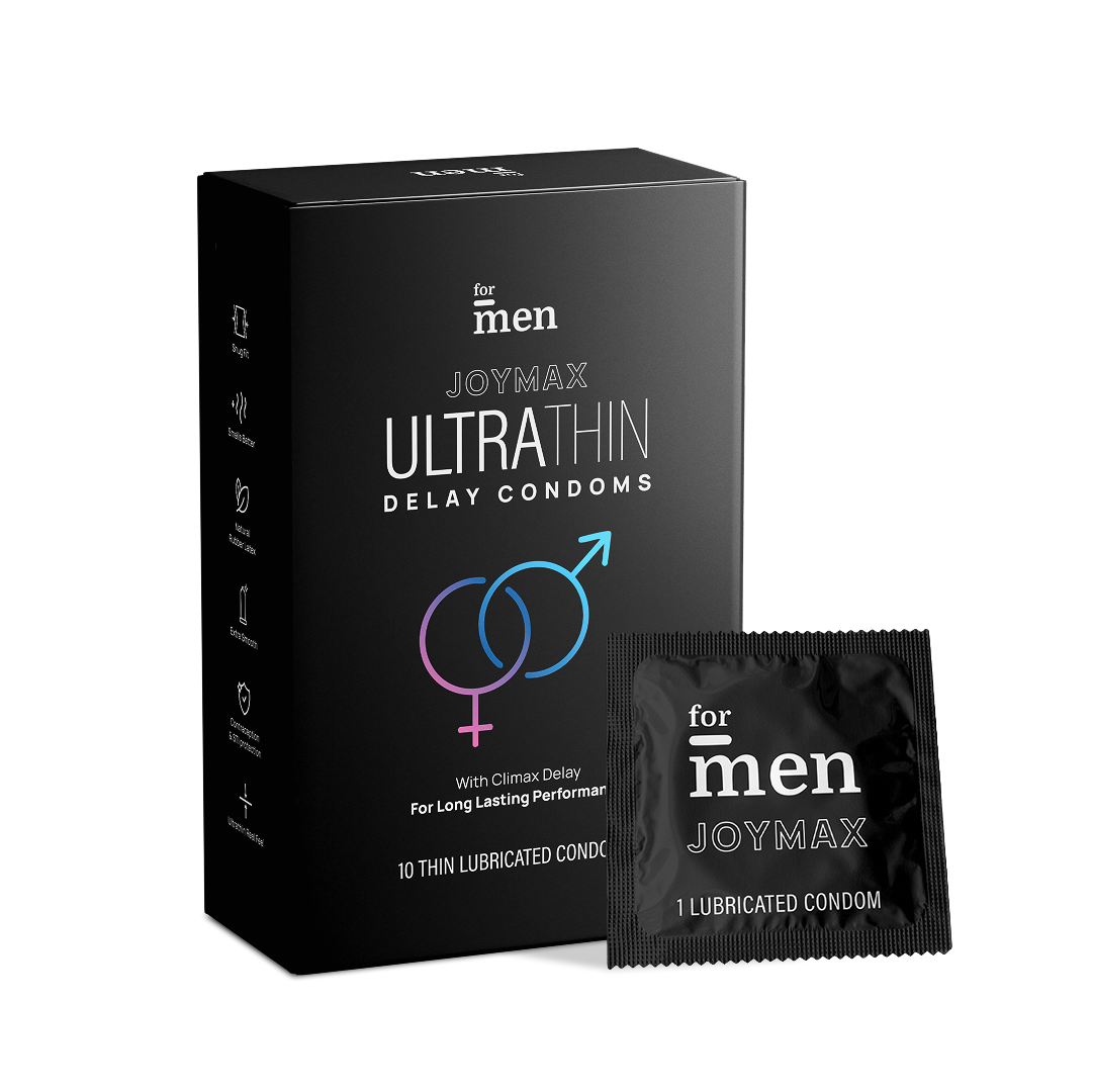 JoyMax Ultra-Thin Delay Condoms (10 Pack)