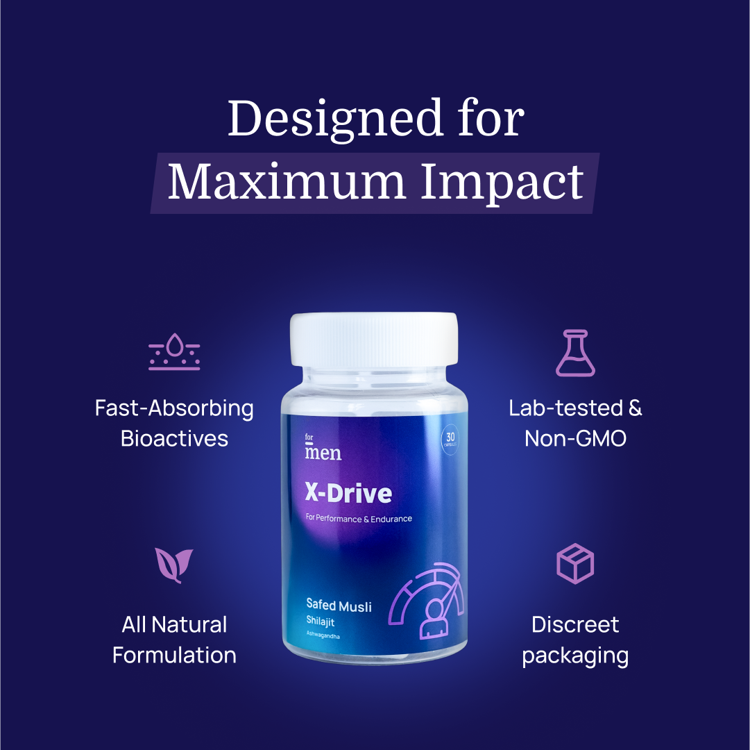 X-Drive - Safed Musli, Shilajit & Ashwagandha for Performance