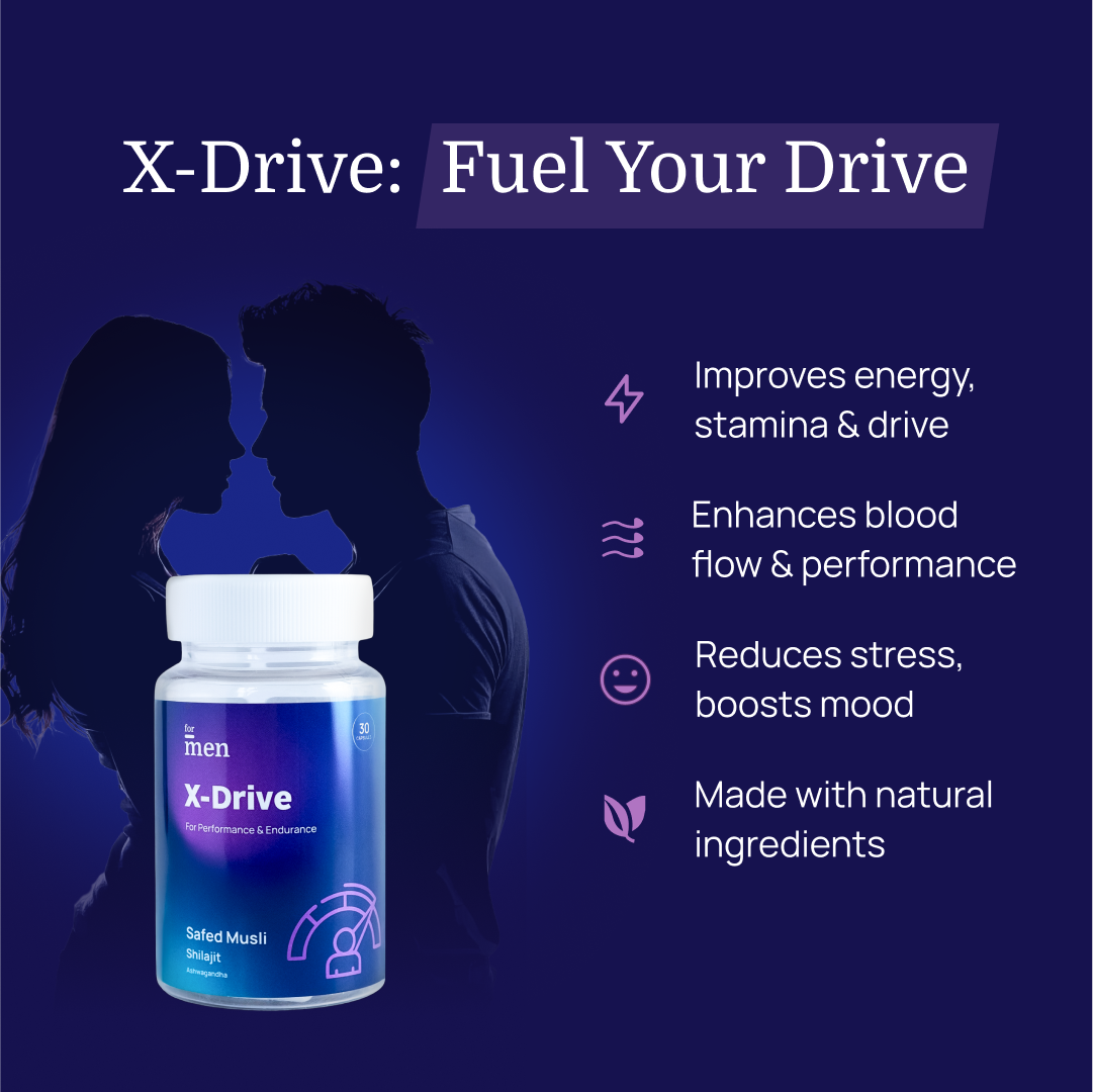 X-Drive - Safed Musli, Shilajit & Ashwagandha for Performance