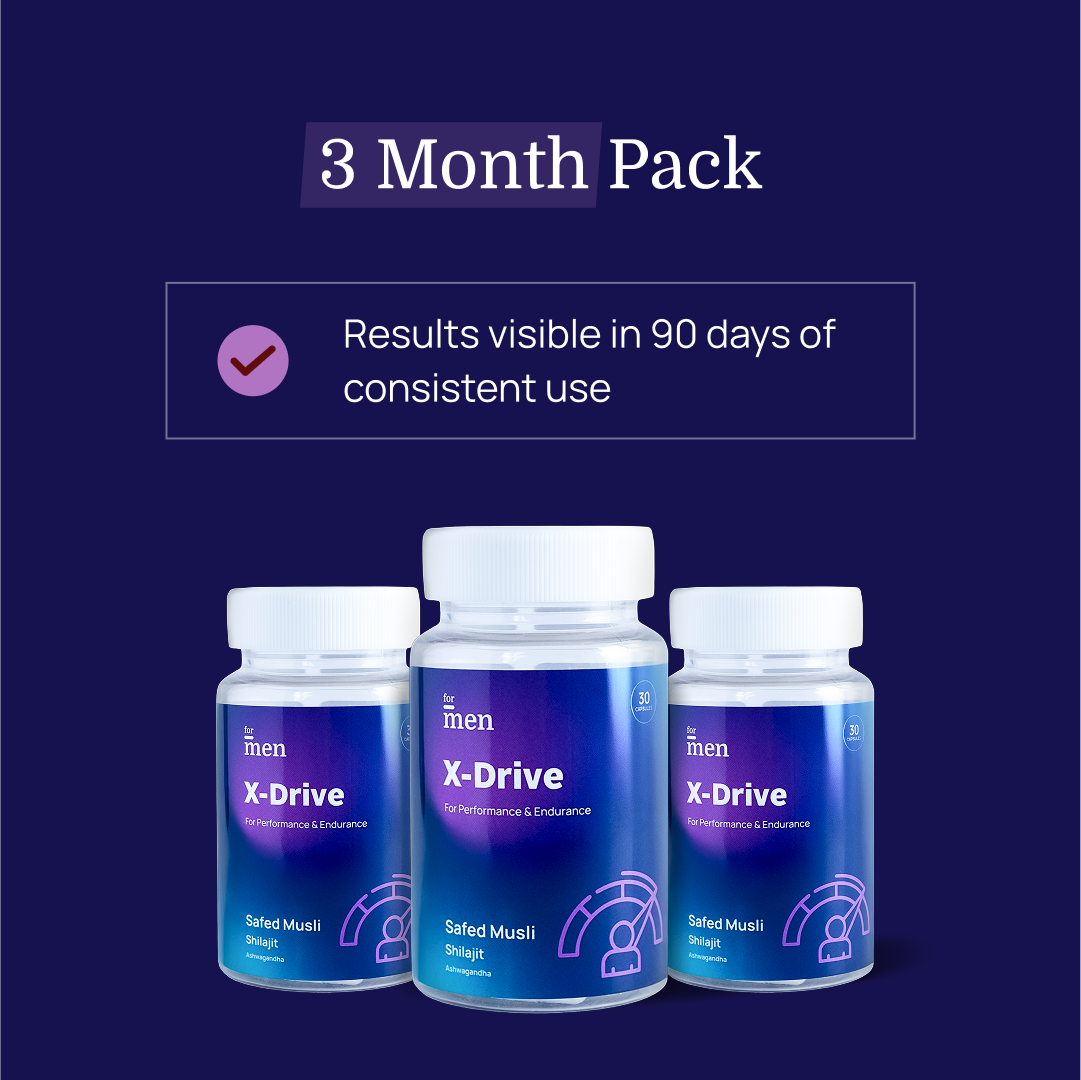 X-Drive - Safed Musli, Shilajit & Ashwagandha for Performance