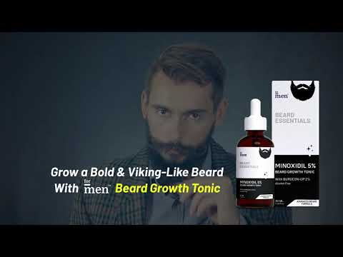 Beard Growth Tonic with 5% Minoxidil & 2% Burgeon Up