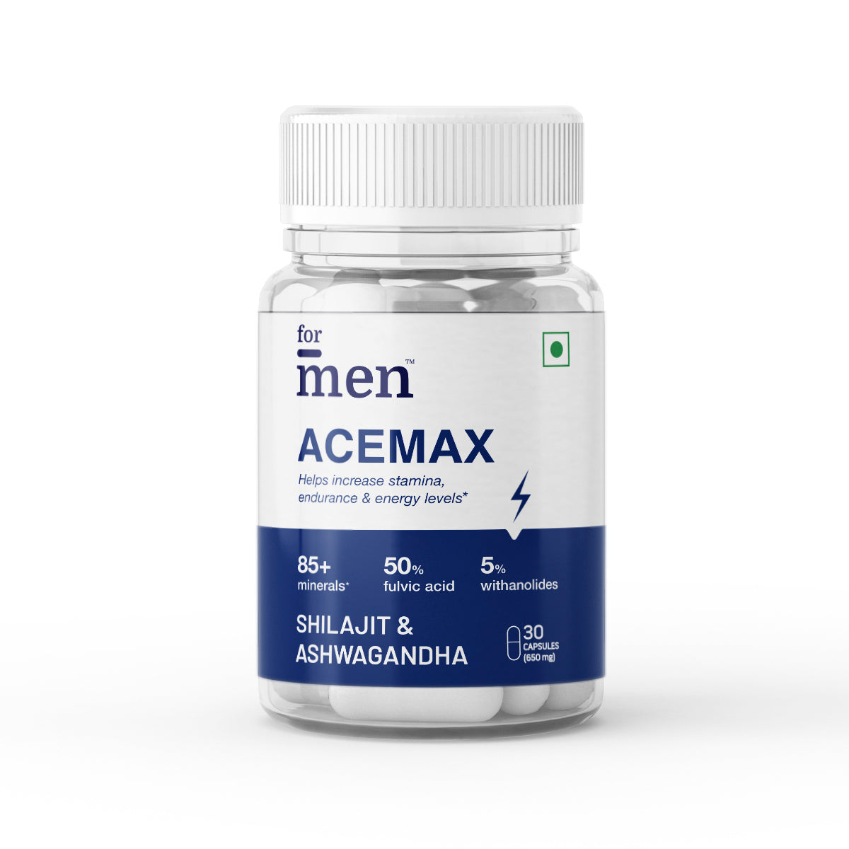ForMen AceMax Shilajit & Ashwagandha Capsules