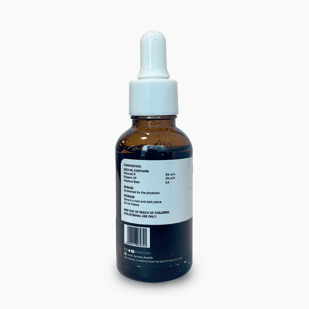 Beard Growth Tonic with 5% Minoxidil & 2% Burgeon Up