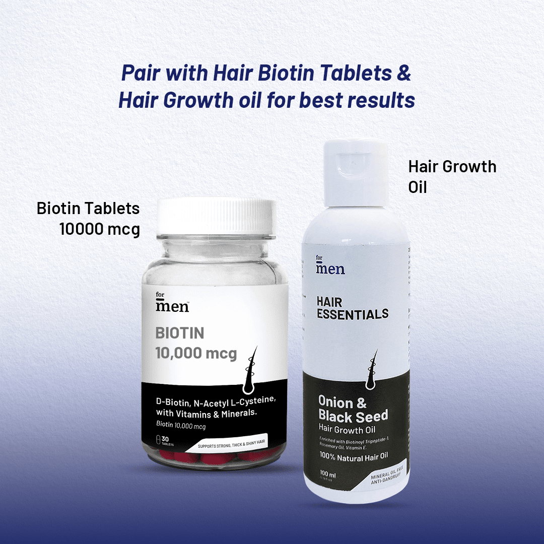 ForMen Hair Growth Oil and Biotin Combo