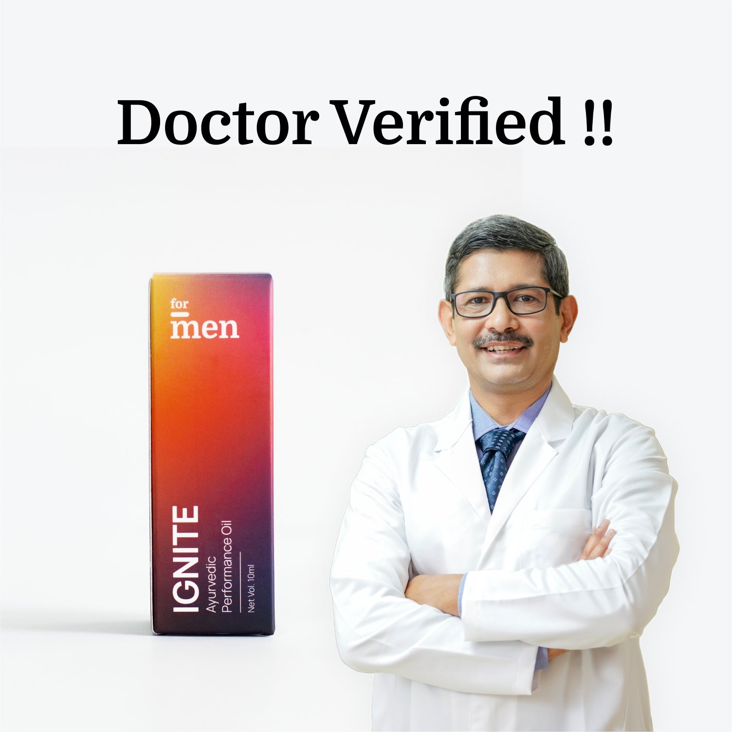 Doctor Verified Ignite Ayurvedic Performance Oil for Men