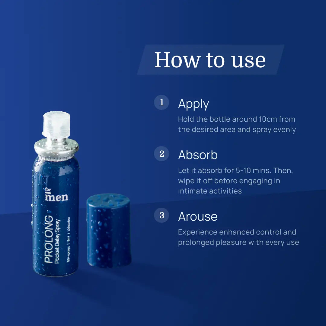 Pocket Delay Spray for Men – Long Lasting Performance Spray (8 ml)