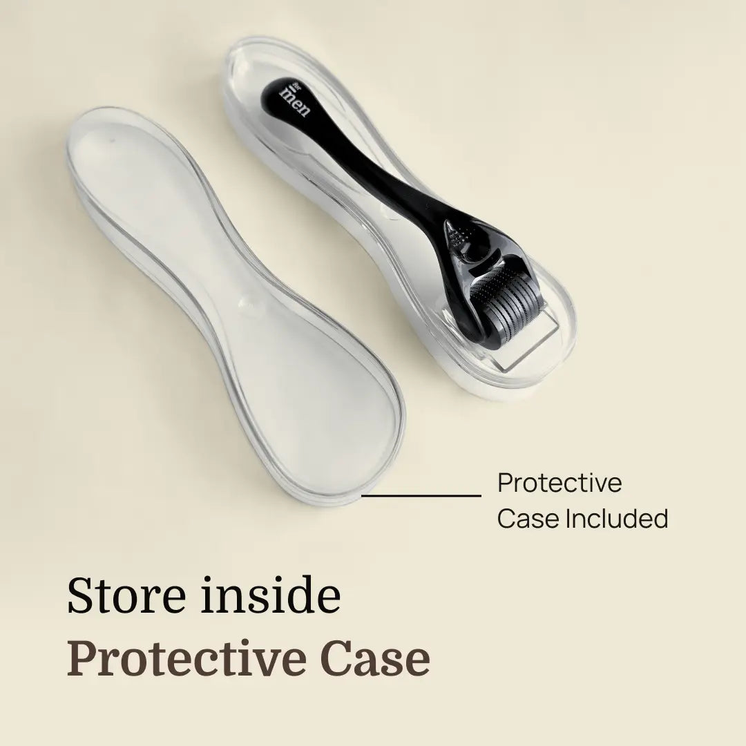 Derma Roller – 540 Titanium Microneedles for Hair & Beard Growth