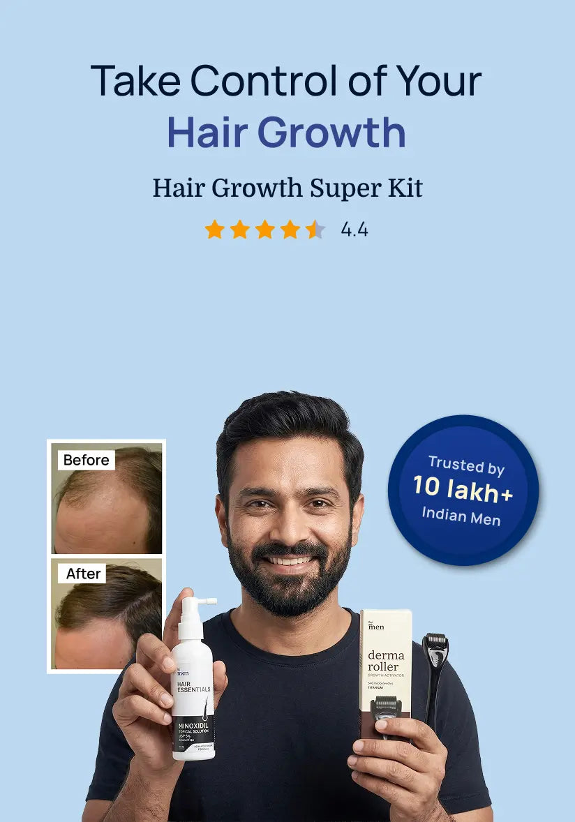 Hair Growth Super Kit <span>Minoxidil 5% + Derma Roller 1mm</span>