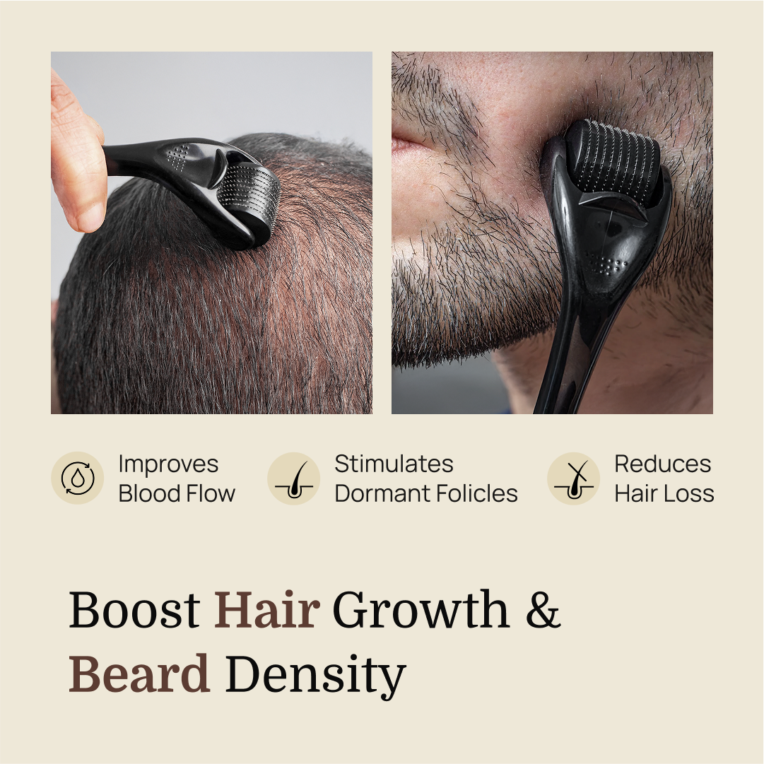 Hair Growth Kit | Serum + Derma Roller