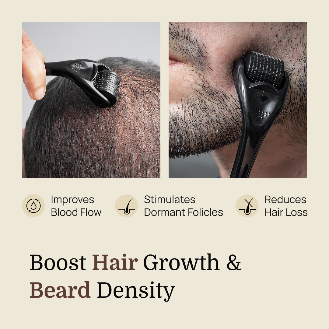 Hair Growth Super Kit | Minoxidil + Derma Roller