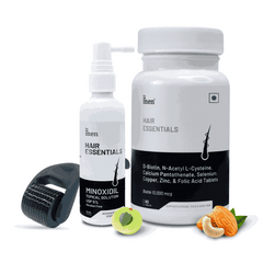 Hair NutriGrowth Kit  | Minoxidil + Super Biotin + Derma Roller