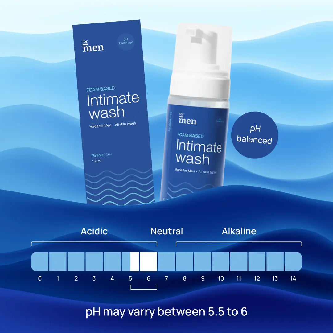 Foam Based Intimate Wash for Men – pH Balanced for Daily Use