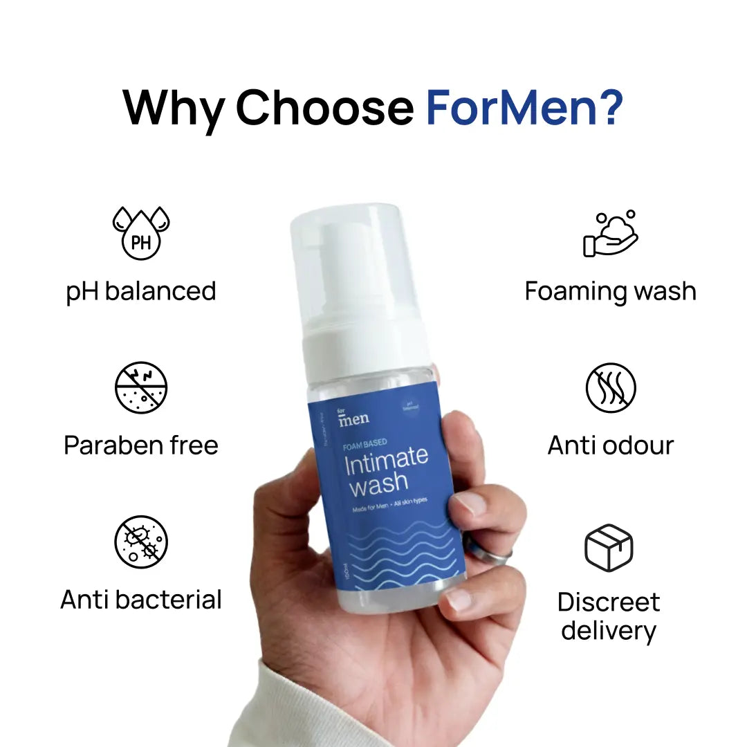Foam Based Intimate Wash for Men – pH Balanced for Daily Use