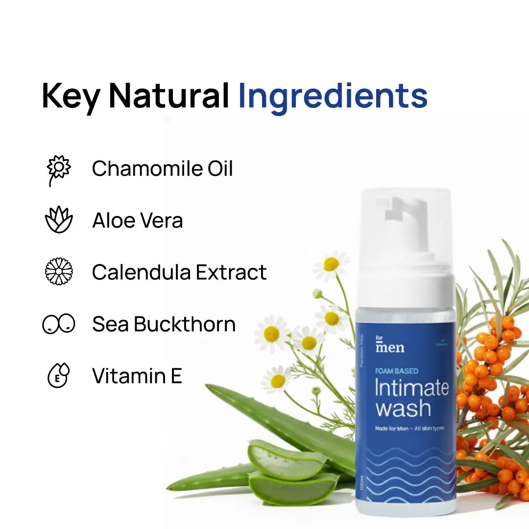 Foam Based Intimate Wash for Men – pH Balanced for Daily Use