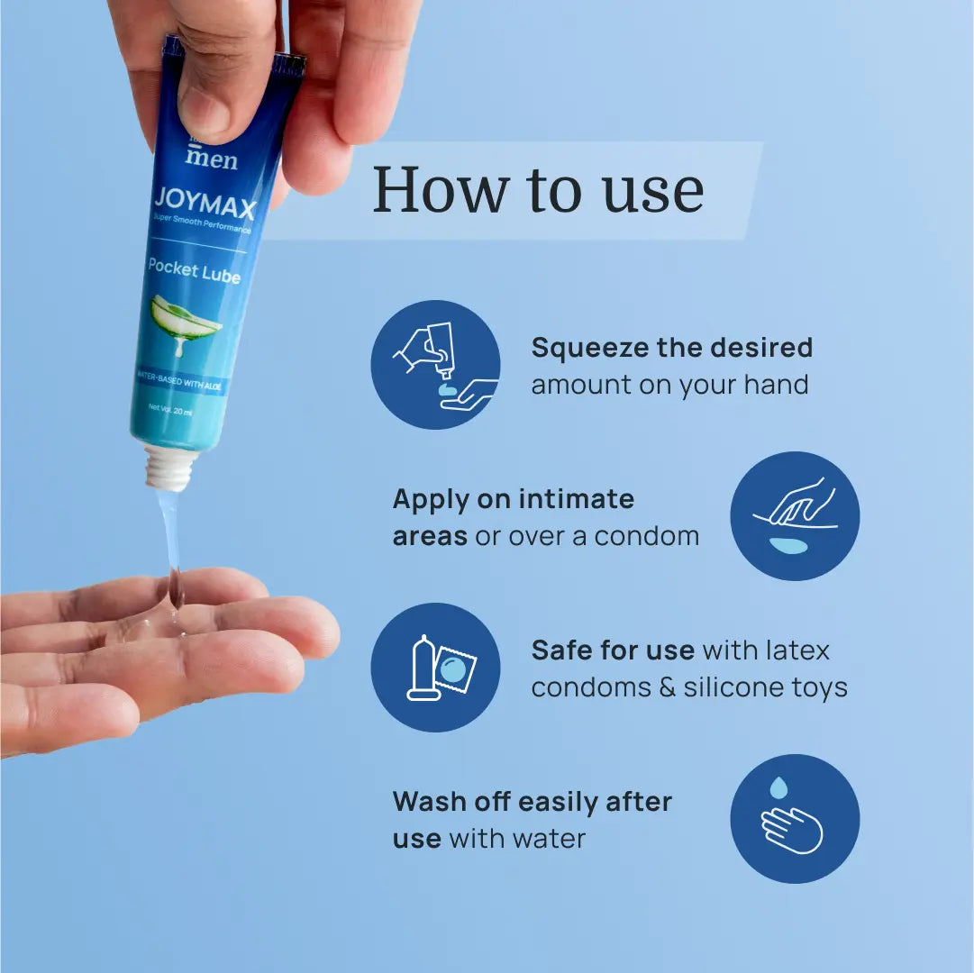 Pocket Natural Intimate Lube – Water-Based with Aloe Vera (20ml)