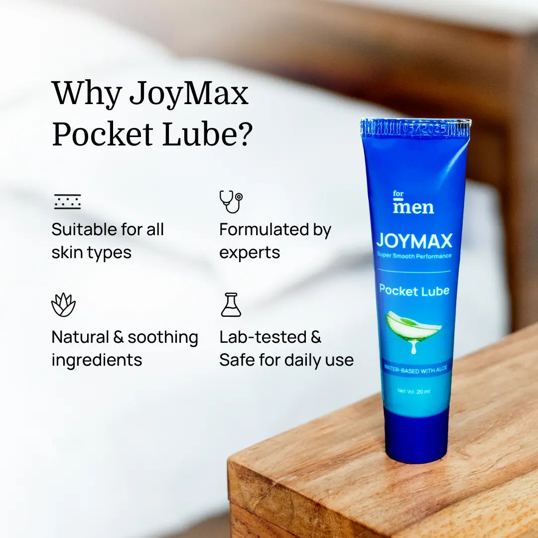 Pocket Natural Intimate Lube – Water-Based with Aloe Vera (20ml)