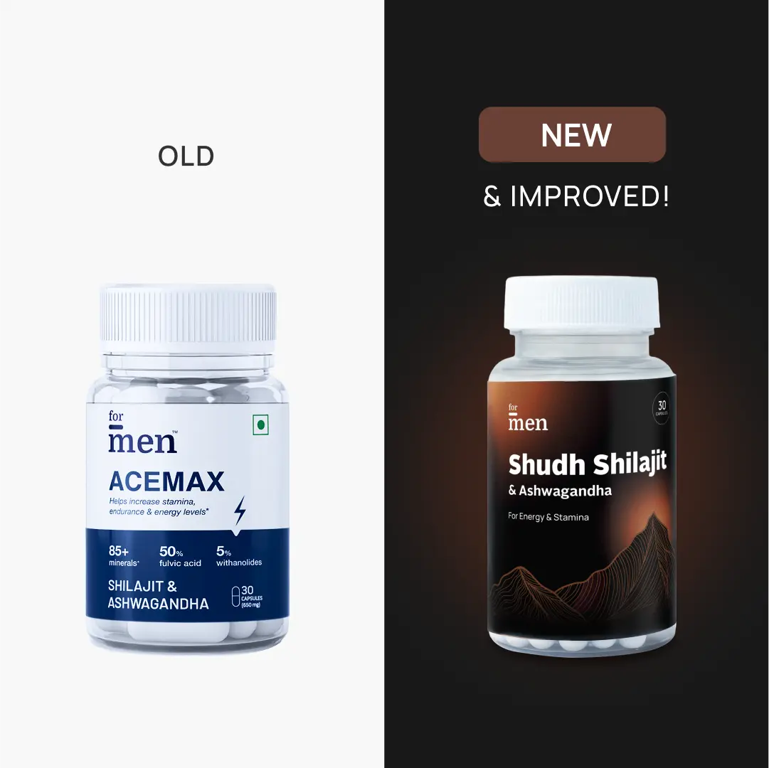 Shudh Himalayan Shilajit & Ashwagandha – Vitality, Mood & Energy Capsules for Men