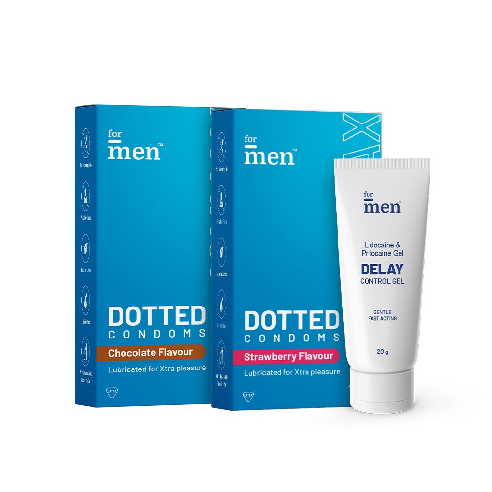 JoyMax-Climax-Delay-Kit-for-Men-dotted-condoms-delay-control-gel