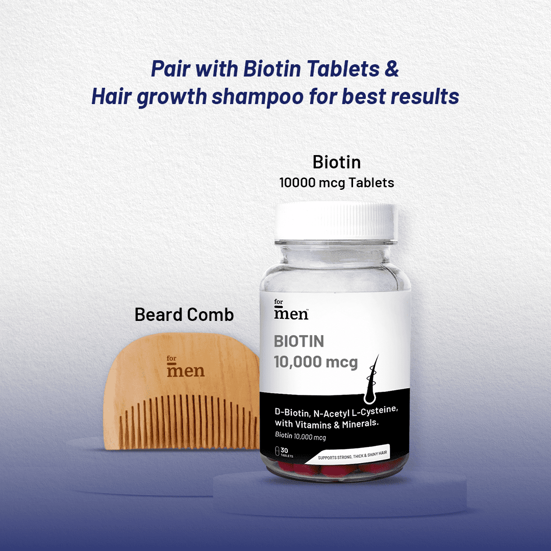 ForMen Beard Comb and Biotin Tablets